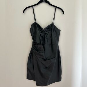 Zara Black Leather Dress
